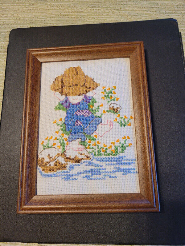 Framed Cross Stitch Pictures (EACH) in Arts & Collectibles in Markham / York Region - Image 3