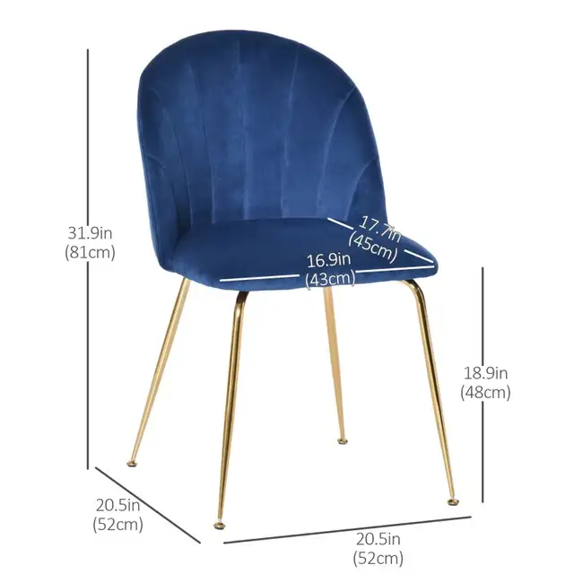 Modern Dining Chair,  Upholstered Kitchen Chairs, Accen in Chairs & Recliners in Markham / York Region - Image 2