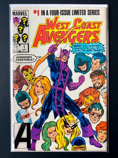 West Coast Avengers #1 - 1984 - 1st team Appearance & Origin KEY, View more