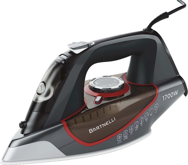Bartnelli Pro Luxury Steam Iron for Clothes - 1700 W in Irons & Garment Steamers in Mississauga / Peel Region - Image 2
