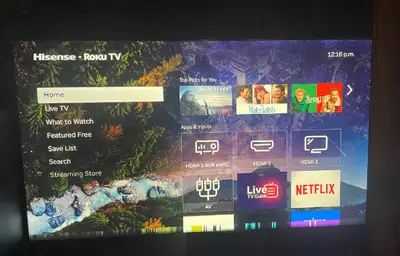 65" Hisense R6 Series Roku 4K ULTRA HD TV 65 inch, View more