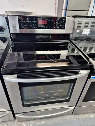 Stove Glass 30” LG Stainless Steel , View more