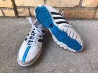 Mens size 8 adidas leather indoor turf soccer cleats