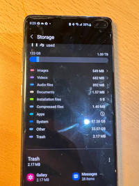 Samsung s 10 plus 1 tb storage 