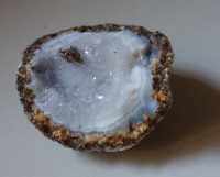 Vintage Natural Chunk of Raw Geode Druzy Crystals Rock