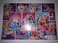 11X DVD-BARBIE COLLECTION-FILMS/MOVIES (C021)