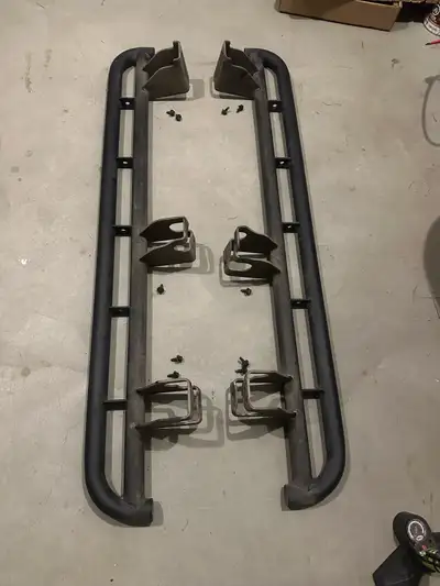 Selling the Toyota OEM rock rails off of my 2022 4Runner. Came off of a TRD Pro but will likely fit...