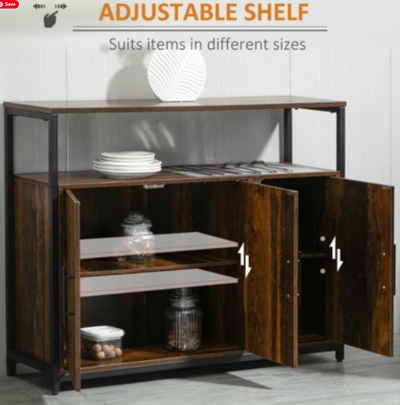 NEW ASSEMBLED Kitchen Sideboard, Buffet Cabinet with Storage Ope, View more