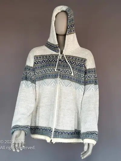 Juanitos Alpaca Wool Hoodie – Handmade in Ecuador, XL, View more