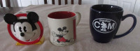 5 Collectable Disney Mickey Mouse Mugs. $12 EACH