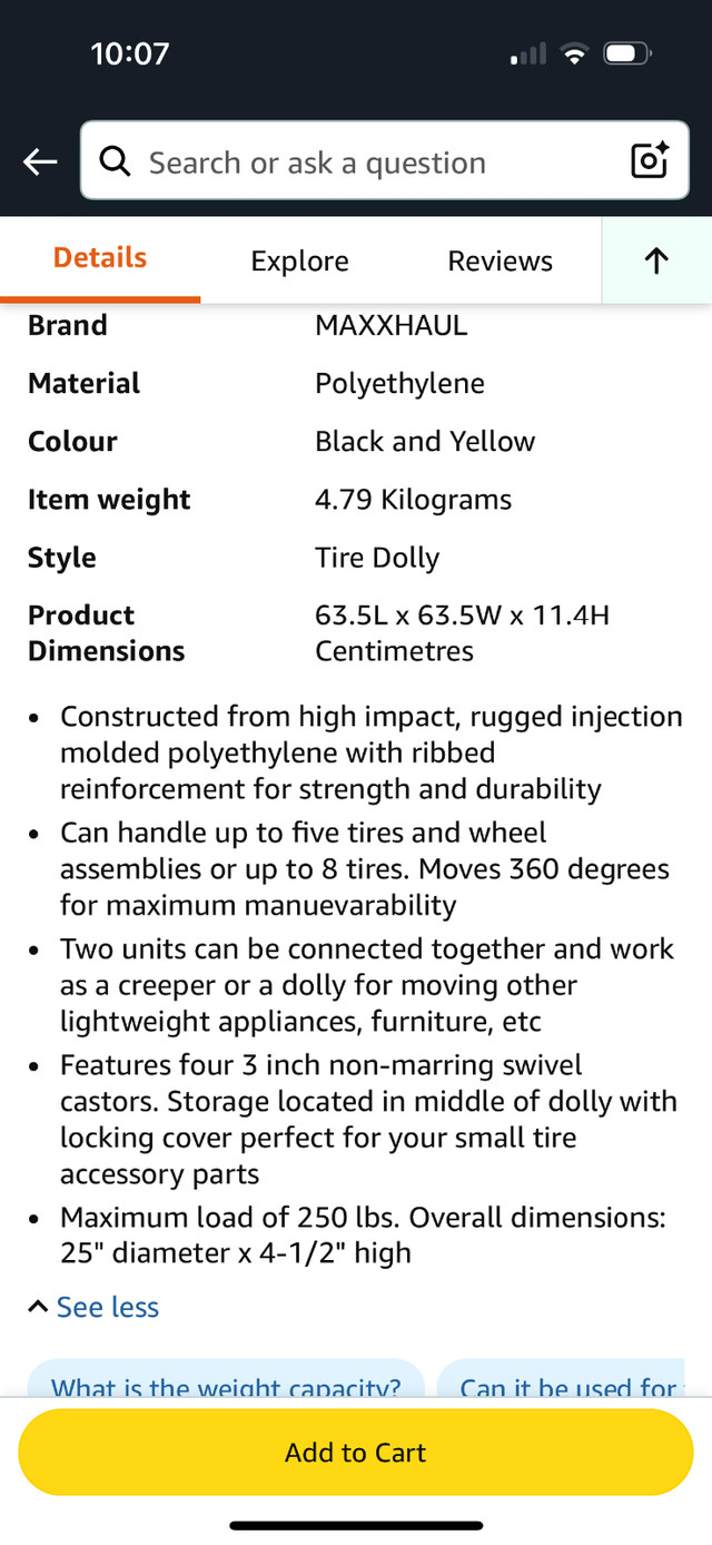 Tire dolly in Other in Charlottetown - Image 3
