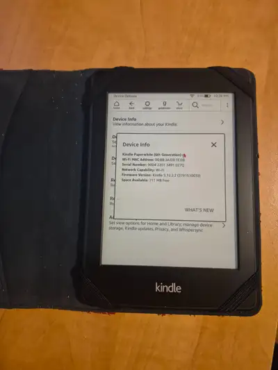 Kindle paperwhite e-reader, View more
