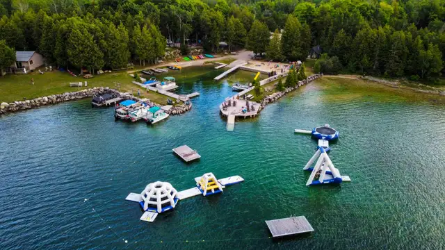 Open seasonal campsite – North Bruce Peninsula in Ontario in Canada - Image 3