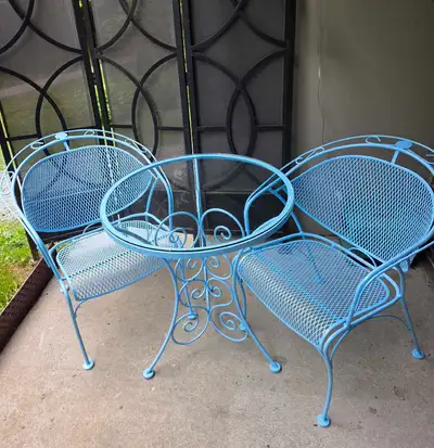 Elegant Harbour Blue 3pc Bistro Set, View more