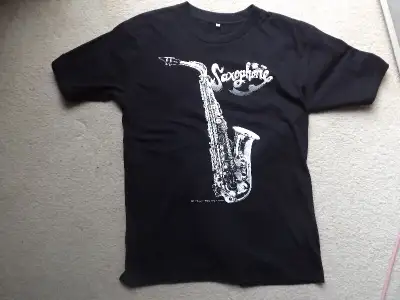 FS: G&K Clothing Co. "SAXOPHONE" (Alto) Tee-Shirt, View more