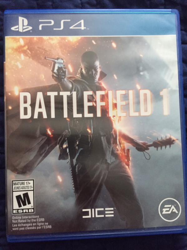 Battlefield 1 (PS4) dans Sony PlayStation 4  à Ouest de l’Île