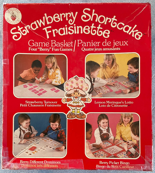 Strawberry Shortcake Fraisinette - Panier de jeux 1981 dans Jouets et jeux  à Trois-Rivières