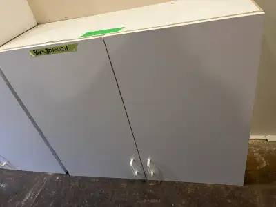 free 3 upper solid & 1 glass cabinets, View more