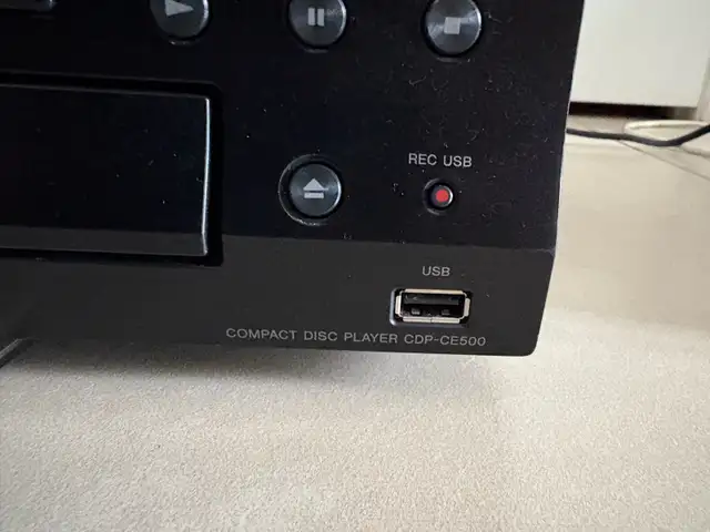 Sony CDP-CE500 5 CDs Changer Player , USB Reording, Remote63234629020673124