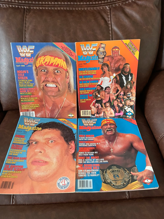 WWF WWE Wrestling Magazine’s All At $15 Each in Arts & Collectibles in City of Toronto