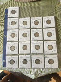 USA Dimes Between 1907-1964 - All Silver