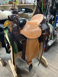 15 inch roping saddle 