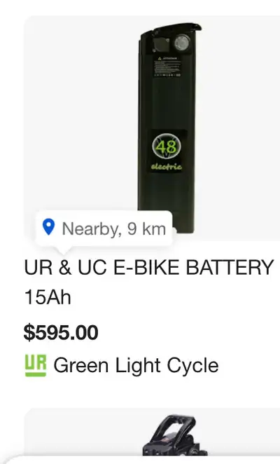 Electric bike 48 volt battery, View more