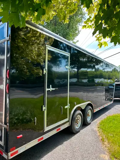 $24,000 OBO (reasonable offers pls) Fully restored body enclosed trailer. Aluminum body was restored...