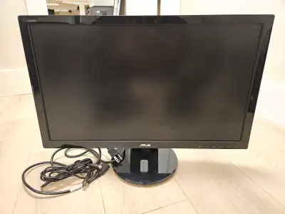 ASUS VE247H 24-inch Full HD LED Monitor, in excellent used condition. Comes with power and HDMI cabl...