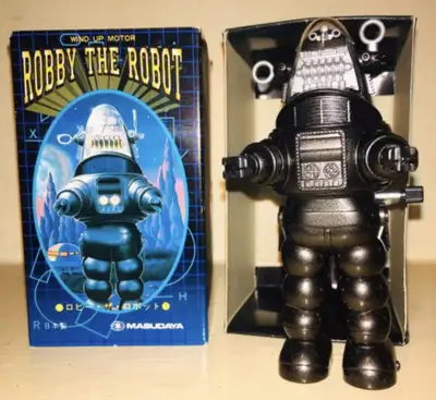 RARE 1997 PLANET ROBBY THE ROBOTMASUDAYA WIND - UP , View more