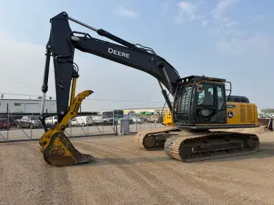 2022 John Deere 210G Excavator 1000hrs Cab with A/C & Heat Rear Camera Cab Guard With Front Screen A...