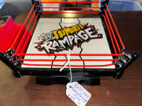 WWE WRESTLING Rampage Mini Ring WWF Like New Booth 264