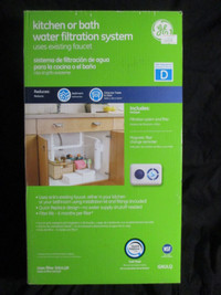 GE GXULQ Twist and Lock Kitchen or Bath Water Filtration System