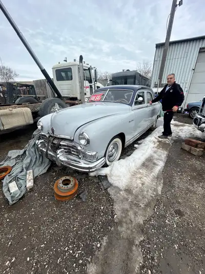 Older restoration still shows very well interior very nice chrome very nice. Motor needs rebuilding...