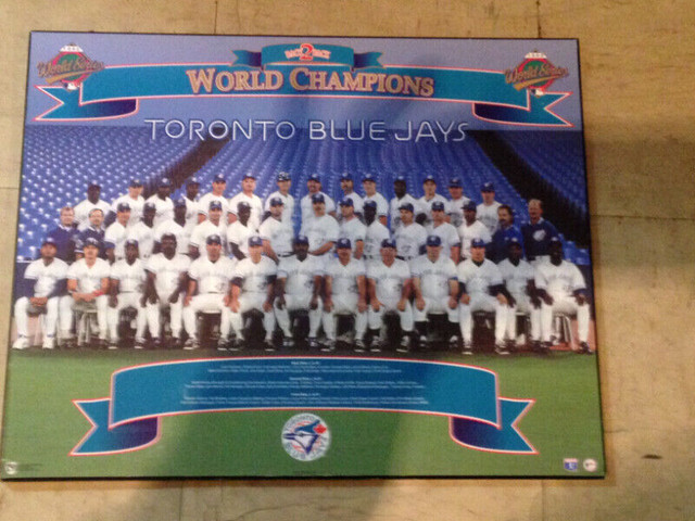 1992 Toronto Blue Jays World Series Plaque in Arts & Collectibles in City of Toronto - Image 2