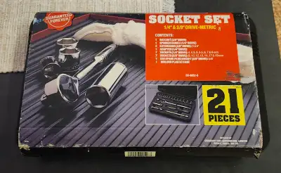 Mastercraft 21 pc socket set, View more
