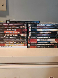 Assorted PS2 games for sale