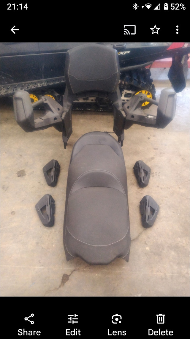 Skidoo two up seat. in Snowmobiles Parts, Trailers & Accessories in Saskatoon