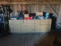 Work benches, power and hand tools, wood, teak etc for sale