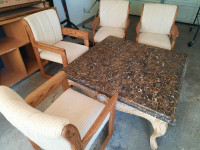 Oak living room set