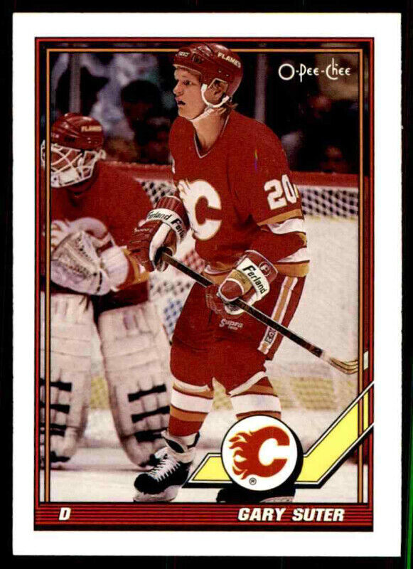 Gary Suter Calgary Flames Hockey Card in Arts & Collectibles in City of Halifax