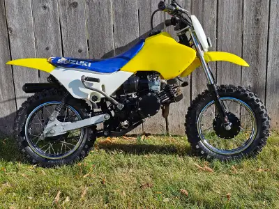 Like new. Completely rebuilt for my grandson. New tires, chain, sprockets, brakes, piston, rings and...