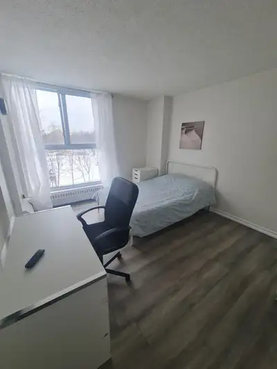 Nice furnished big room with balcony at York U & subway - NOW