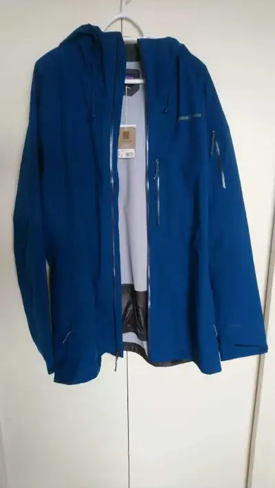Patagonia Men Snowdrifter Ski Snowboard Hardshell Jacket XL Blue, View more