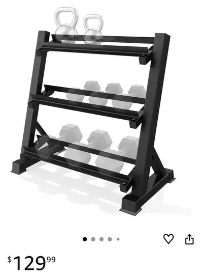 New 3 tier Dumbbell Racks, View more
