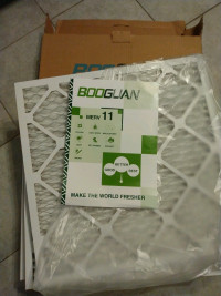 Boguan Merv 11 20"x20" furnace filters pack of 4