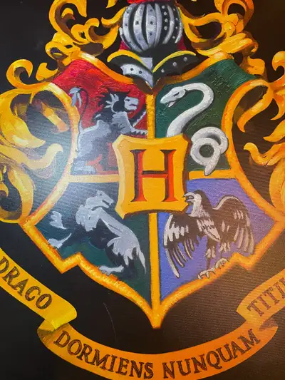 Harry Potter painting arts collectible home decor. Dimensions - 28"H x 22"W. Lot FHDRart PLEASE read...