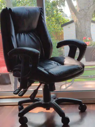 Black office chair, View more