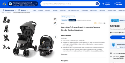 Graco Stroller and car seat Combo, View more