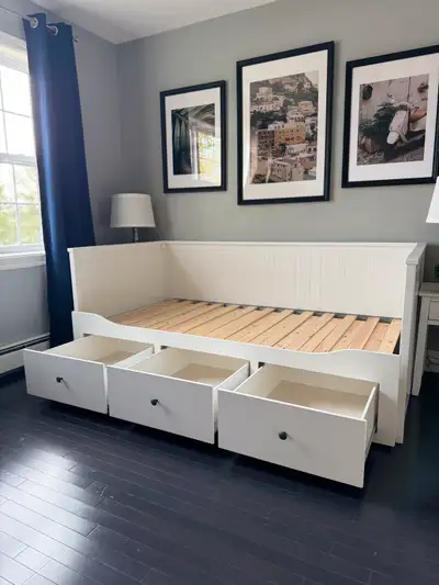 Moving Sale: Hemnes White Day bed , View more